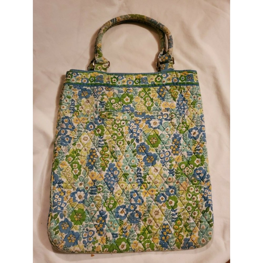 VERA BRADLEY Slim Tote ENGLISH MEADOW Handbag Shoulder Tote Laptop Bag AS IS